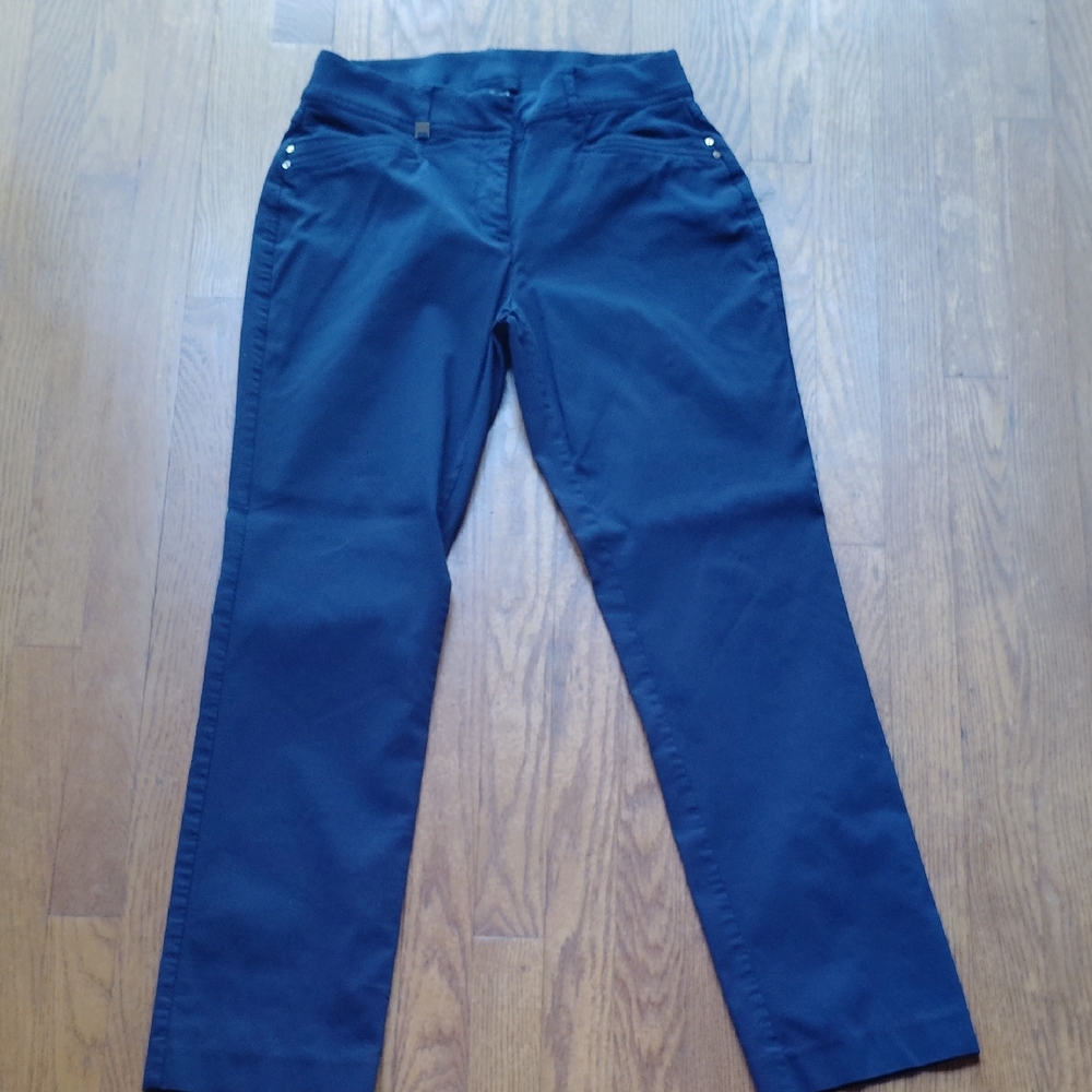 JM Collection Dark Blue Trousers